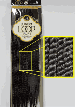 Modu Anytime Jumbo Loop Twist Braid 18" (NEW!!!)