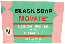 Movate BLACK SOAP Cocoa Butter with Vitamin E 2.81oz