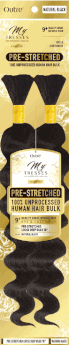 MyTresses 100% Unprocessed Human Hair Gold Label Pre-Stretched Human Hair Loose Deep Bulk 18"