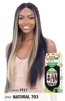 Naked Freedom 5" Lace Part Wig 100% Human Hair Natural 703