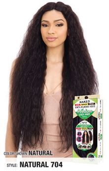 Naked Freedom 5" Lace Part Wig 100% Human Hair Natural 704