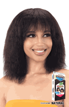 Naked Nature Brazilian Natural 100% Human Hair Wet & Wavy Wig Atlantic Wave