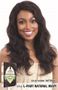 Naked Unprocessed Remy 100% Human Hair Deep Invisible L-Part Lace Front Wig Natural Wavy