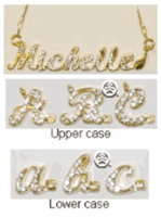 NAME Personalized Necklace 3 Letter