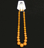 Necklace Earring Set Orange