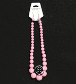 Necklace Earring Set Pink