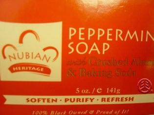 Nubian Heritage Peppermint Soap w Baking Soda 5oz