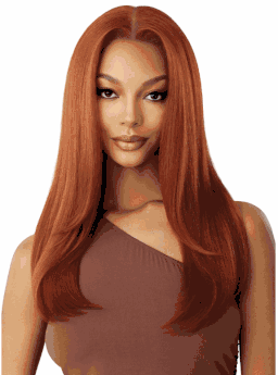 Outre 100% Human Hair Blend 5"x5" Lace Closure Wig HHB-NATURAL YAKI 22"
