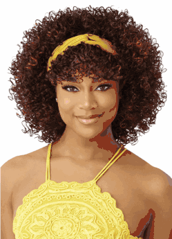 Outre Converti-Cap Premium Synthetic Fiber Wig Spiral Symphony 14" (NEW!!!)