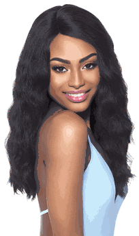 Outre High Tex Heat Resistant Fiber L-Part Swiss Lace Front Wig Bliss
