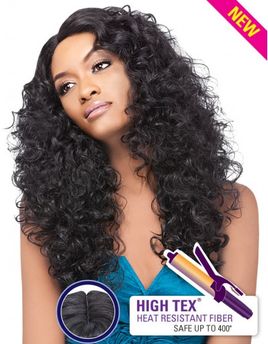 Outre High Tex Heat Resistant Fiber Lace Front Parting Wig - Kat - HT