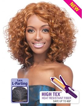 Outre High Tex Heat Resistant Fiber Lace L- Parting Wig - DEMI