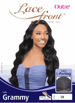 Outre High Tex Heat Resistant Fiber Lace L- Parting Wig - GRAMMY