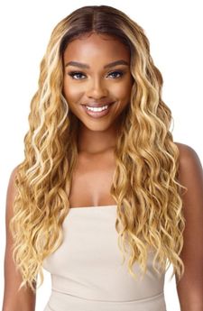 Outre High Tex Heat Resistant Fiber Swiss Lace L-Parting Lace Front Wig Cyndra (NEW!!!)