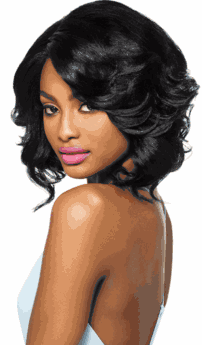 Outre High Tex Heat Resistant Fiber Swiss Lace L-Parting Lace Front Wig KERI (NEW!!!)