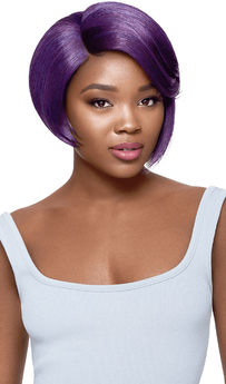 Outre High Tex Heat Resistant Fiber Swiss Lace L-Parting Lace Front Wig Pepper (NEW!!!)