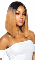 Outre Lace Front Wig High-Tex Blunt Cut Wig Janelle