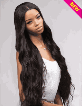 Outre Simply 100% Non-Processed Human Hair Perfect 7 Brazilian Natural Drop Body 14".14".16".16".18".18" +CLOSURE