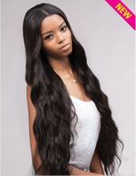 Outre Simply Non-Processed 100% Human Hair Perfect 9 Brazilan Natural Drop Body 18.18.20.22.24.26.28 +Closure & Bang
