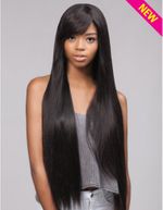 Outre Simply Non-Processed 100% Human Hair Perfect 9 Brazilan Natural Straight 16.16.18.18.20.22.24 +Closure & Bang