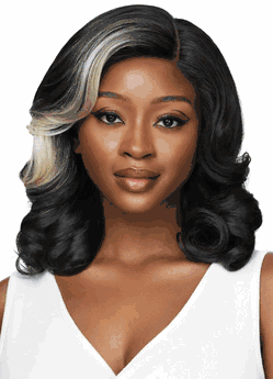 Outre Synthetic HD High Tex Lace Front Wet & Wavy Wig BESS 14"