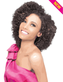 Outre Velvet Remi Human hair Short Series 3 PCS Boho Curl 8"