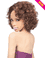 Outre Velvet Remi Human hair Short Series 3 PCS Luxy Curl 8"