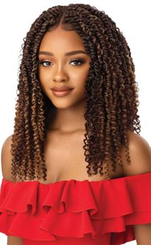 Outre X-Pression Twisted Up Lace Front Braid Wig Kinky Boho Passion Waterwave 18" (NEW!!!)