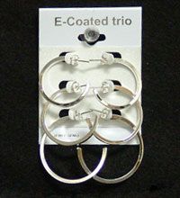 Pierced Earring 54970S Silver Sets
