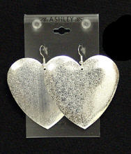 Pierced Earring 55525S Heart