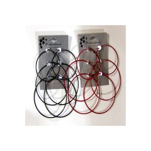 Pierced Earring Multi Loop Color