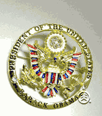 Presidential OBAMA Brooch Pin