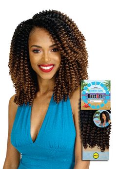 RastAFri Synthetic Crochet Braid Waikiki Curl