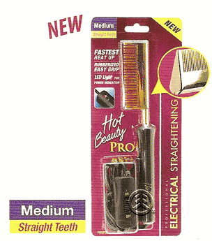 RED MEDIUM STRAIGHT COMB MEDIUM STRAIGHT TEETH