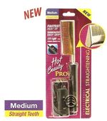 RED MEDIUM STRAIGHT COMB MEDIUM STRAIGHT TEETH