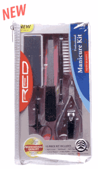 Red Professional Manicure Kit