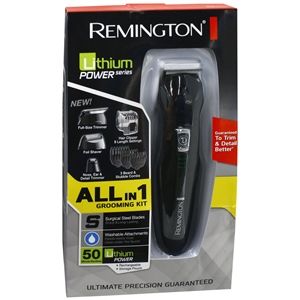 Remington Lithium Power Series: All in 1 Lithium Grooming Kit Model PG6025