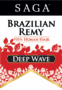 Saga 100% Human Hair Weave Brazilian Remy Deep Wave Weave 12 Inch