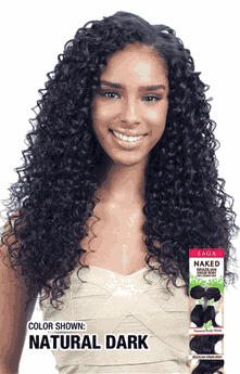 Saga NAKED Brazilian Virgin Remy 100% Human Hair Deep Wave 7PCS (18",18",20",20",22",22"+Closure)
