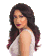 SENSATIONNEL EMPRESS 100% PREMIUM FIBER EDGE LACE C-PART WIG NATURAL PARTING FROM EDGE TO CROWN 100% PREMIUM FIBER - LOVELY