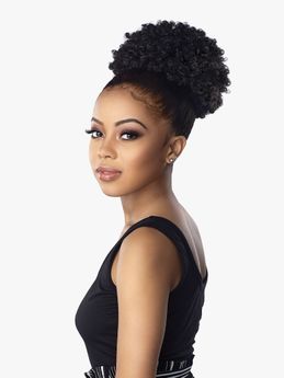 Sensationnel Instant Pony 100% Premium Fiber Afro Puff Large (NEW!!!)
