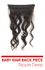 Sensual 100% Human Hair Baby Hair Back Piece Ripple Deep