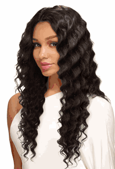 Sensual VellaRose 100% Natural Human Hair Lace Front Wig Deep Wave 24-26" (NEW!!!)