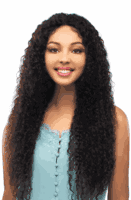 Sensual VellaRose Wet & Wavy 100% Natural Human Hair Lace Front Wig Bohemian (NEW!!!)