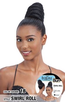 Shake N Go Freetress Equal Synthetic Hair Bun Swirl Roll (NEW!!!)