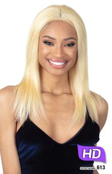 Shake-N-Go girlfriend 100% Virgin Human Hair HD 13"X4" Frontal Lace Wig HD 13"X4" STRAIGHT 18"