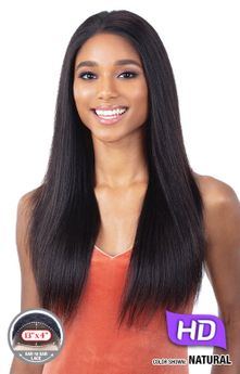 Shake-N-Go girlfriend 100% Virgin Human Hair HD 13"X4" Frontal Lace Wig HD 13"X4" STRAIGHT 24"