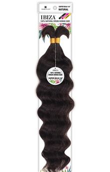 Shake N GO IBIZA 100% Natural Virgin Human Hair Bulk Braiding Hair Super Bulk 18" (NEW!!!)