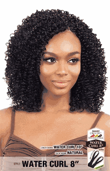 SHAKE N GO NAKED 100% HUMAN HAIR CROCHET LOOP TYPE WATER CURL