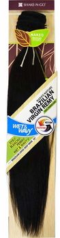 Shake N Go NAKED 100% Virgin Remy Wet & Wavy Human Hair Brazilian Deep Wave Weave 16 Inch